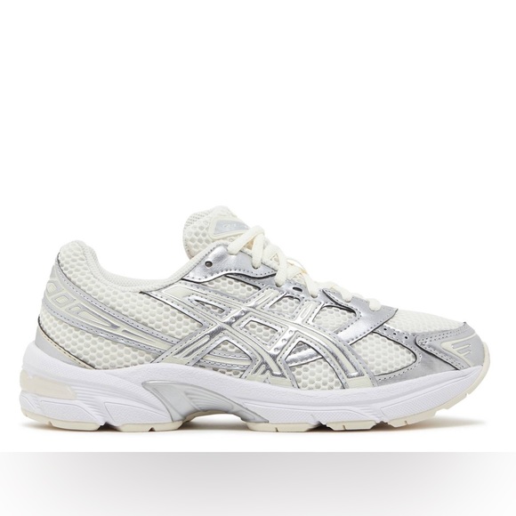 !!! LIKE NEW ASICS Gel-1130 Cream Pure Silver White Sneakers Runner Lifestyl… - Picture 3 of 8